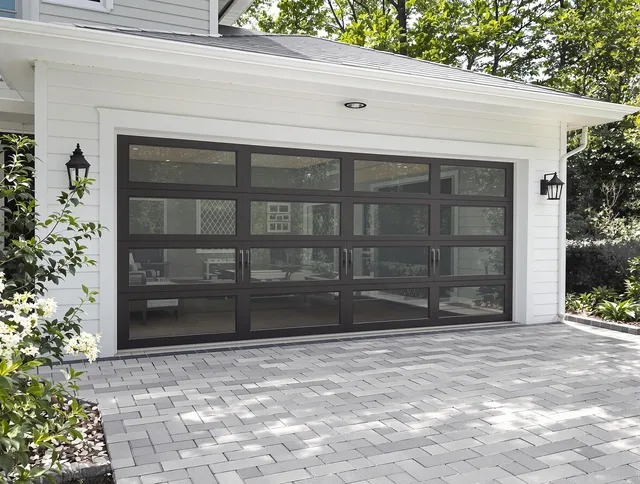 Eastvale Garage Door Repair design specialist presenting custom garage door options to Eastvale homeowner