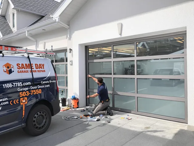 Same-day garage door repair service by Eastvale Garage Door Repair in Eastvale